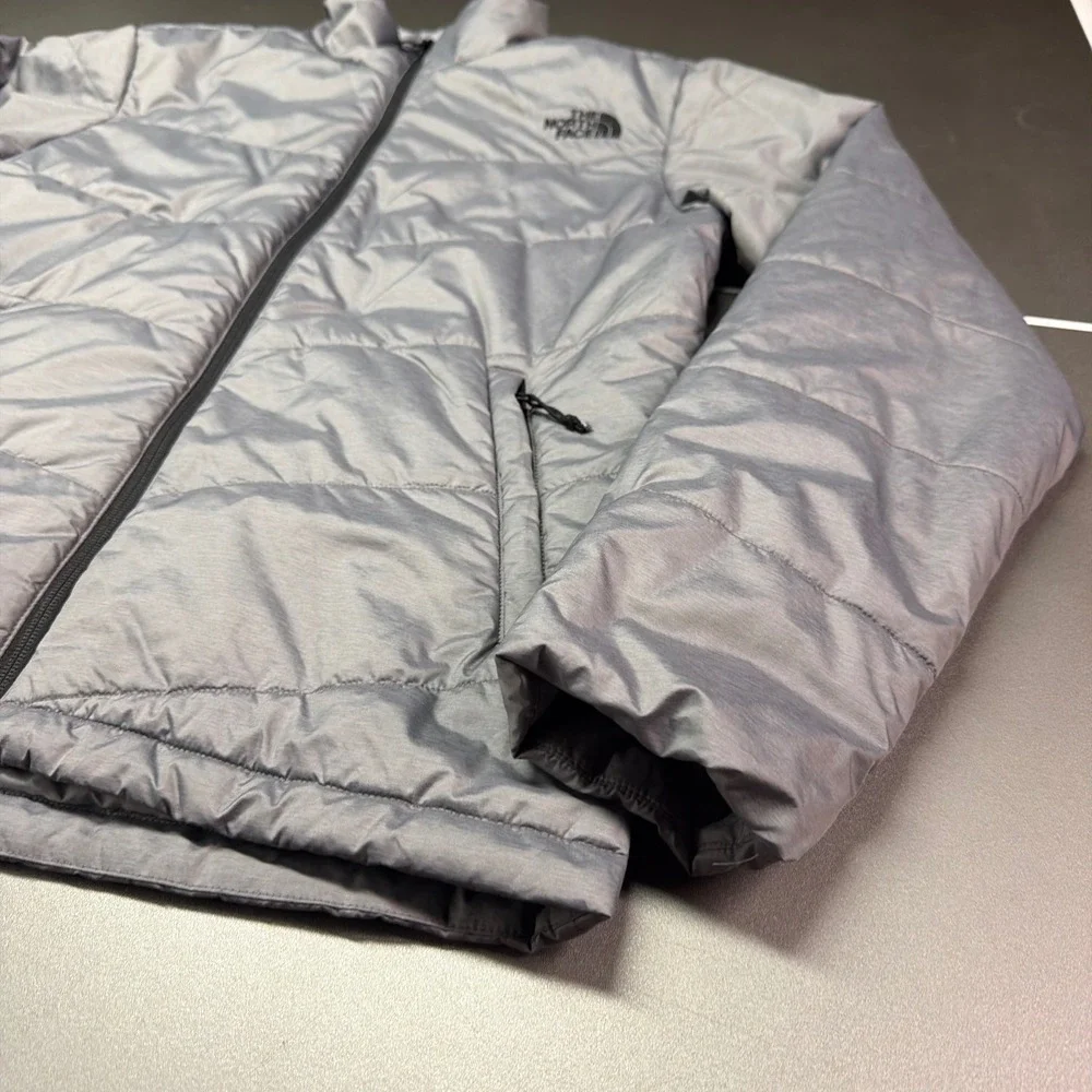 The North Face‎ Jacket Mens Small Gray Full Zip Junction Insulated